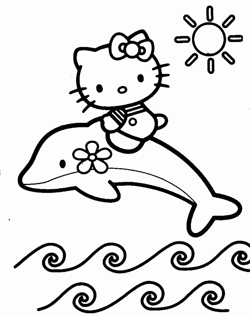 Hello Kitty Cinnamoroll Coloring Pages