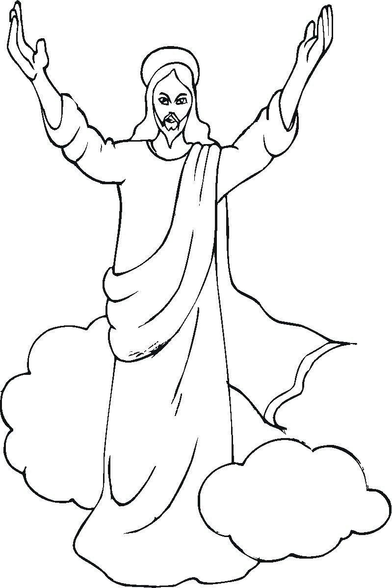 Coloring Pages of Jesus