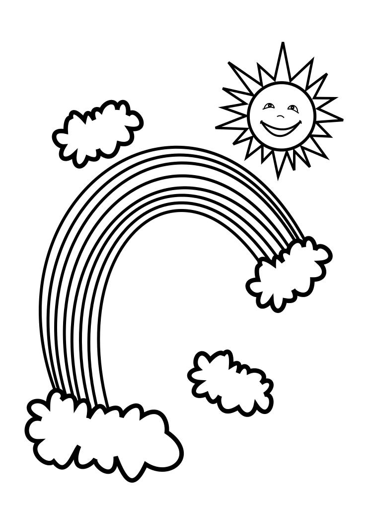 Free Printable Rainbow Coloring Pages For Kids