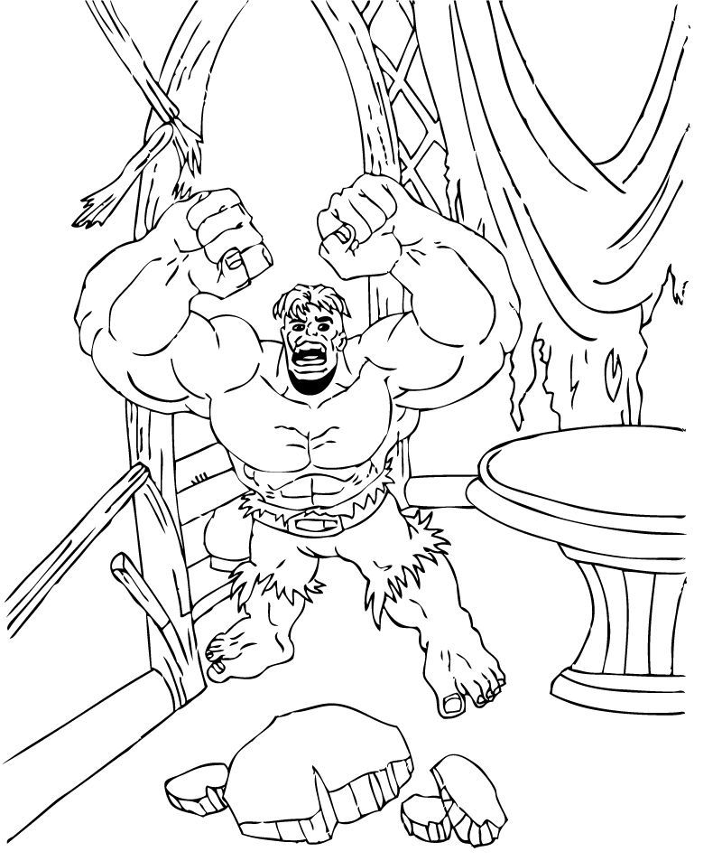 Download Free Printable Hulk Coloring Pages For Kids
