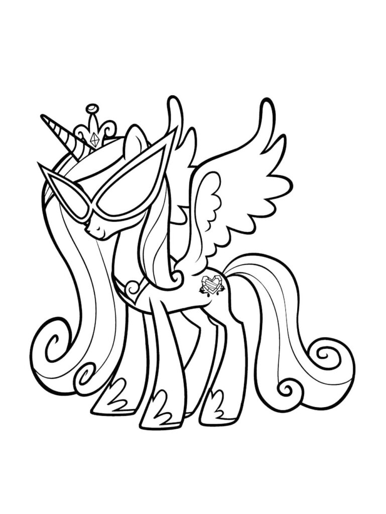 Cool Mlp Coloring Page