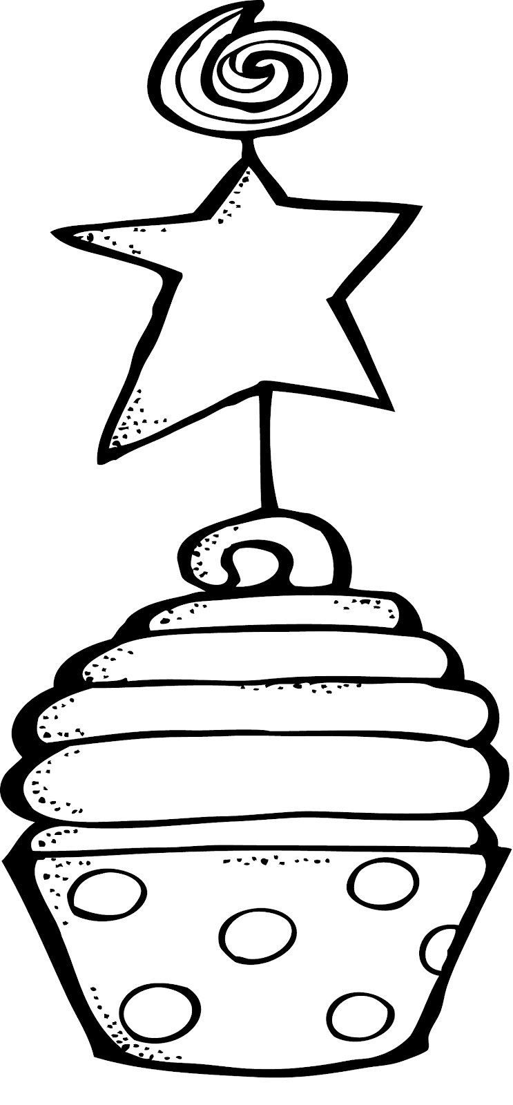 Featured image of post Birthday Cupcakes Coloring Pages