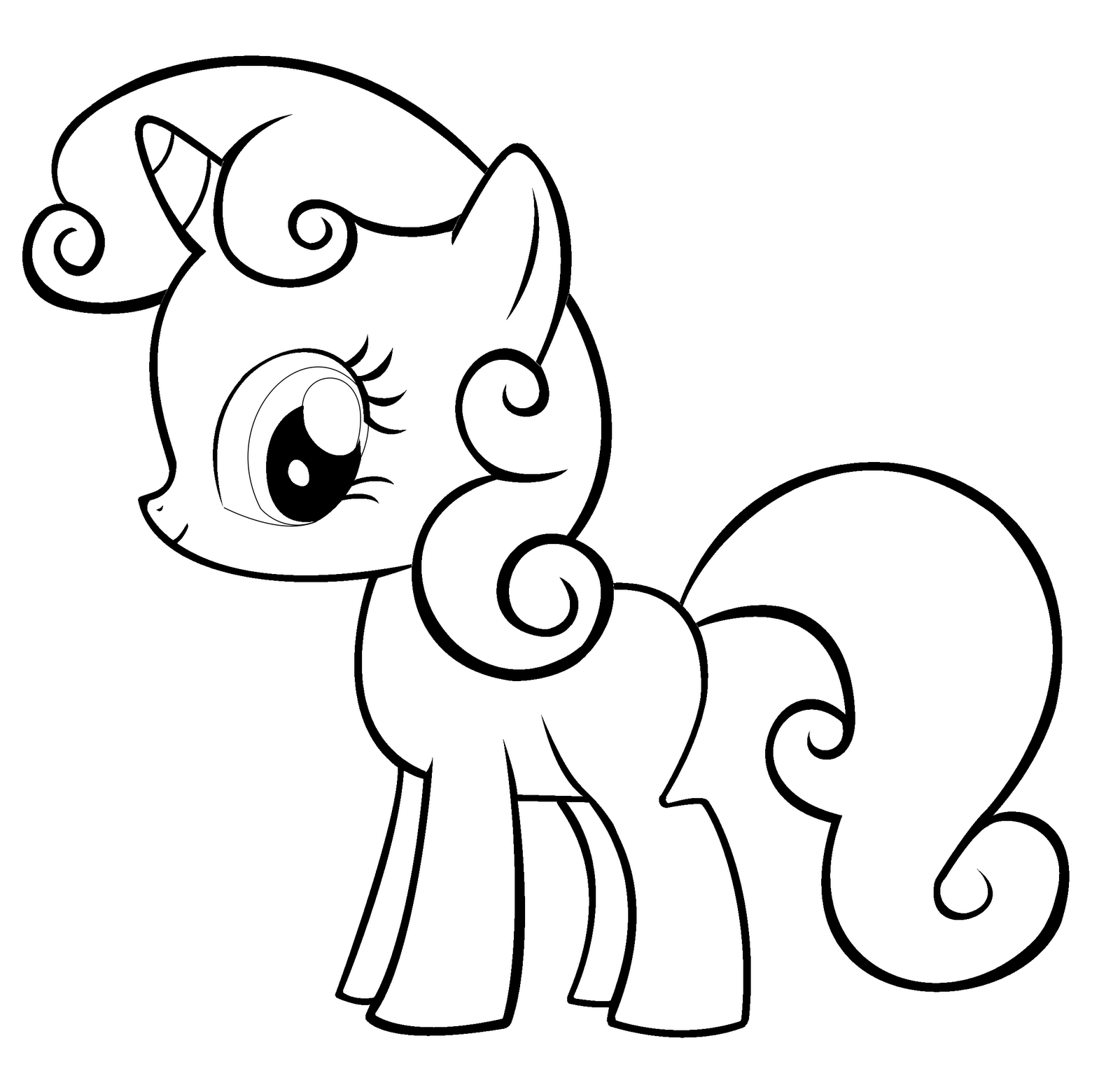 Download Free Printable My Little Pony Coloring Pages For Kids