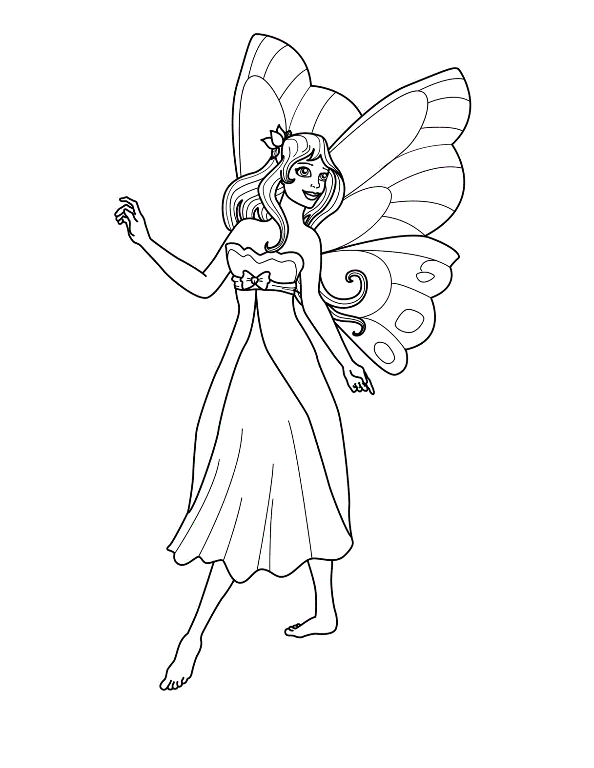 tinkerbell water fairy coloring pages
