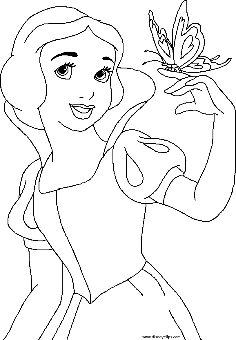 Download Free Printable Disney Princess Coloring Pages For Kids