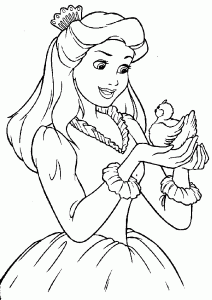 free printable disney princess coloring pages for kids