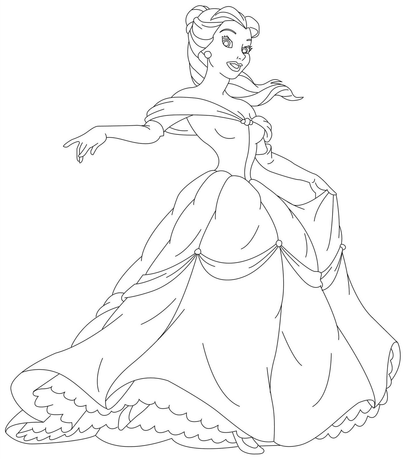 disney coloring pages for girls