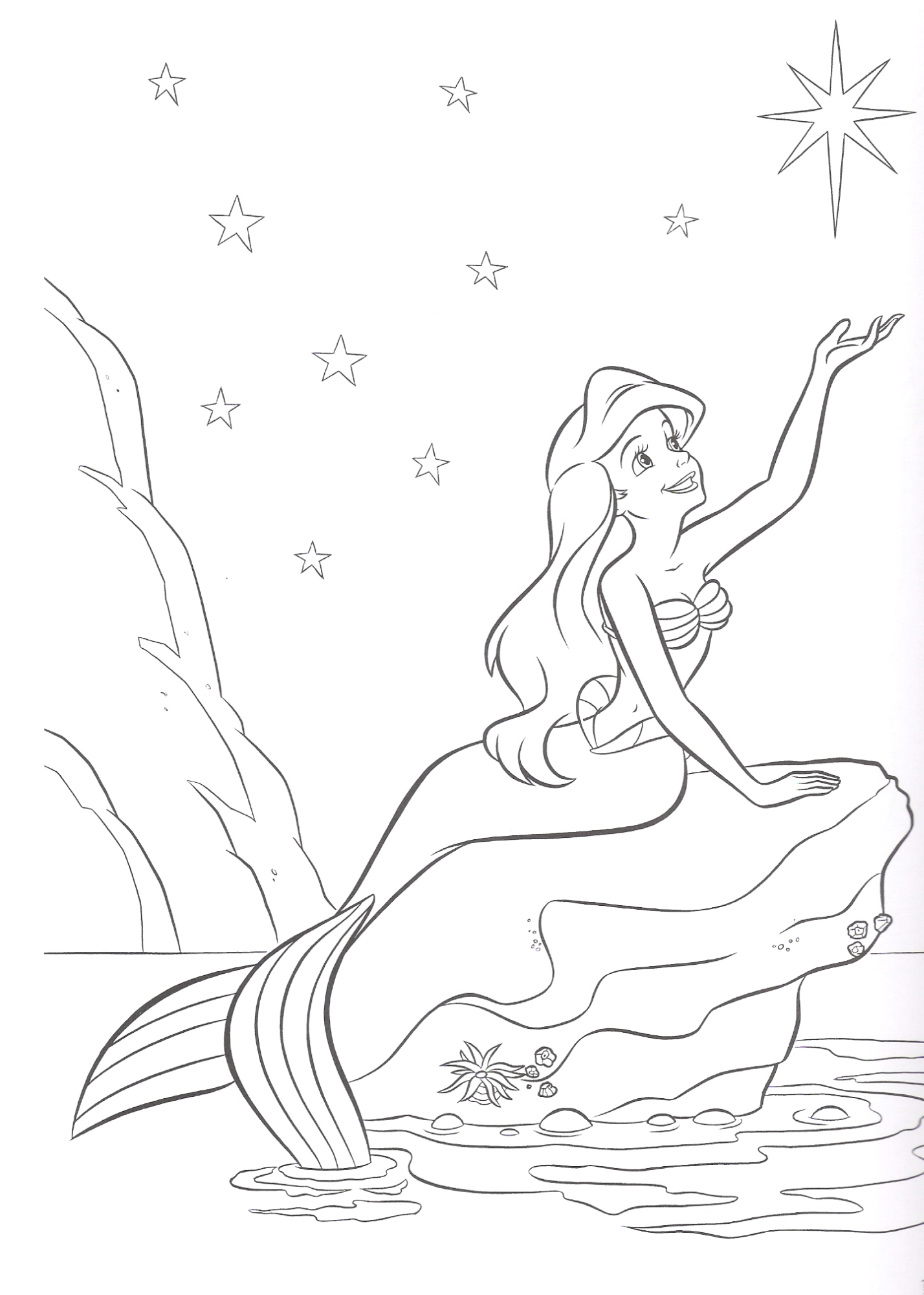 Download Free Printable Little Mermaid Coloring Pages For Kids