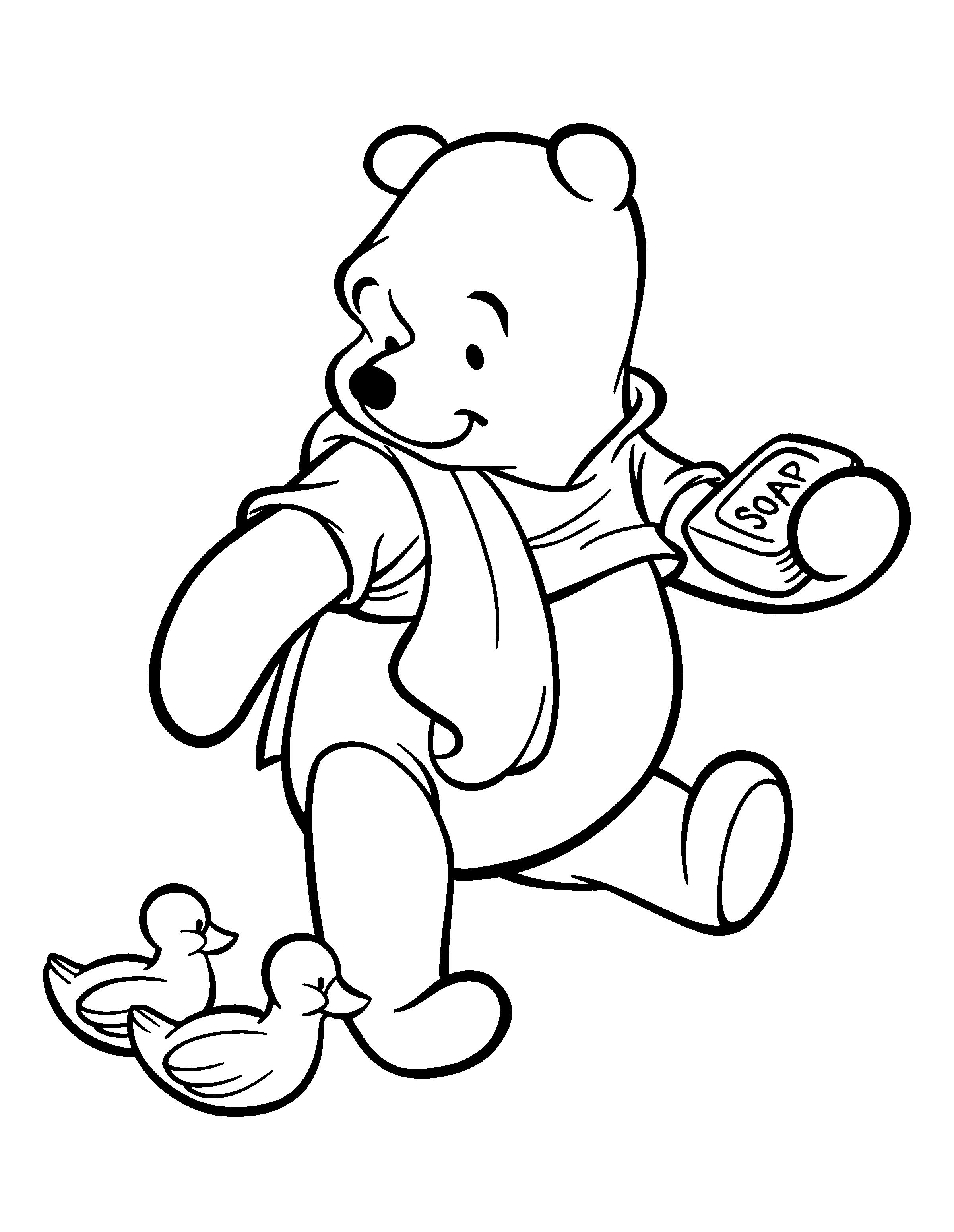  Winnie The Pooh Coloring Pages Printable 9