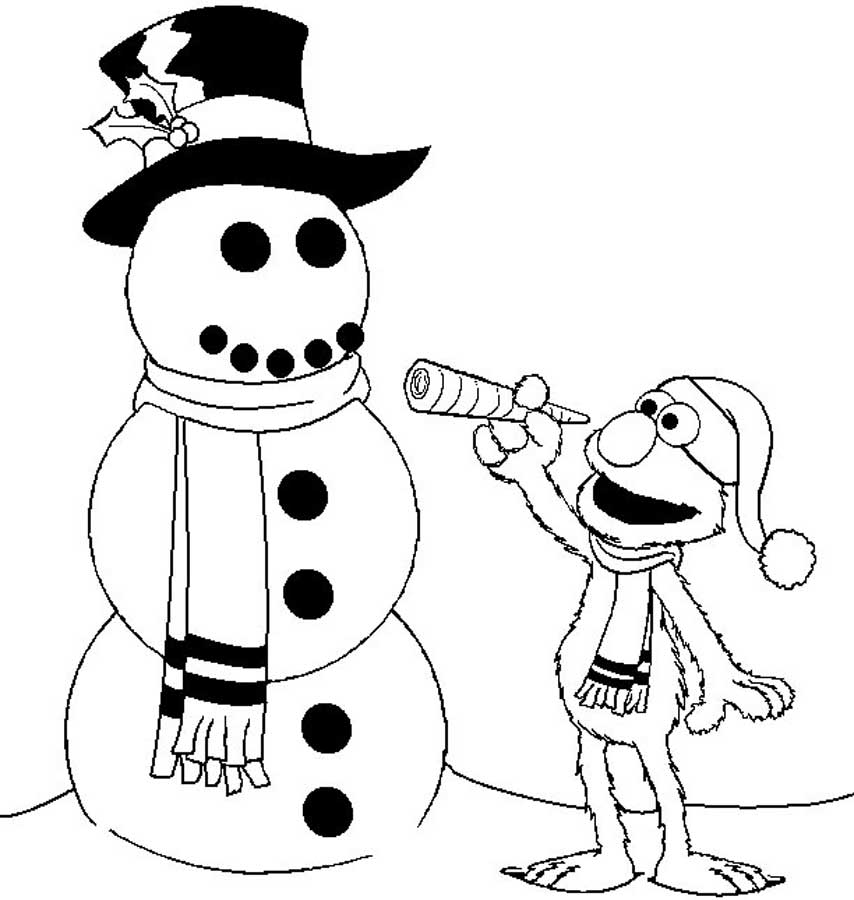  Elmo Coloring Pages For Kids 6