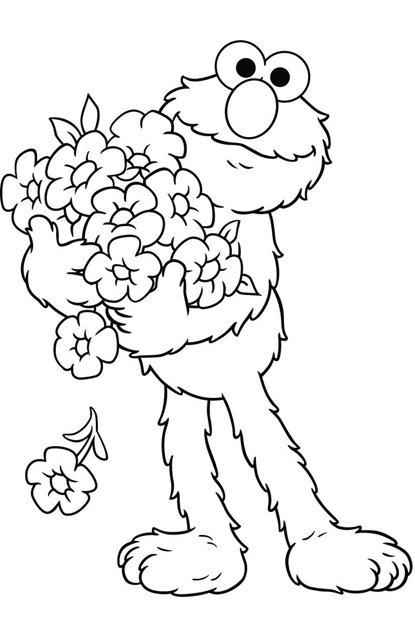  Coloring Pages Of Elmo To Print 10