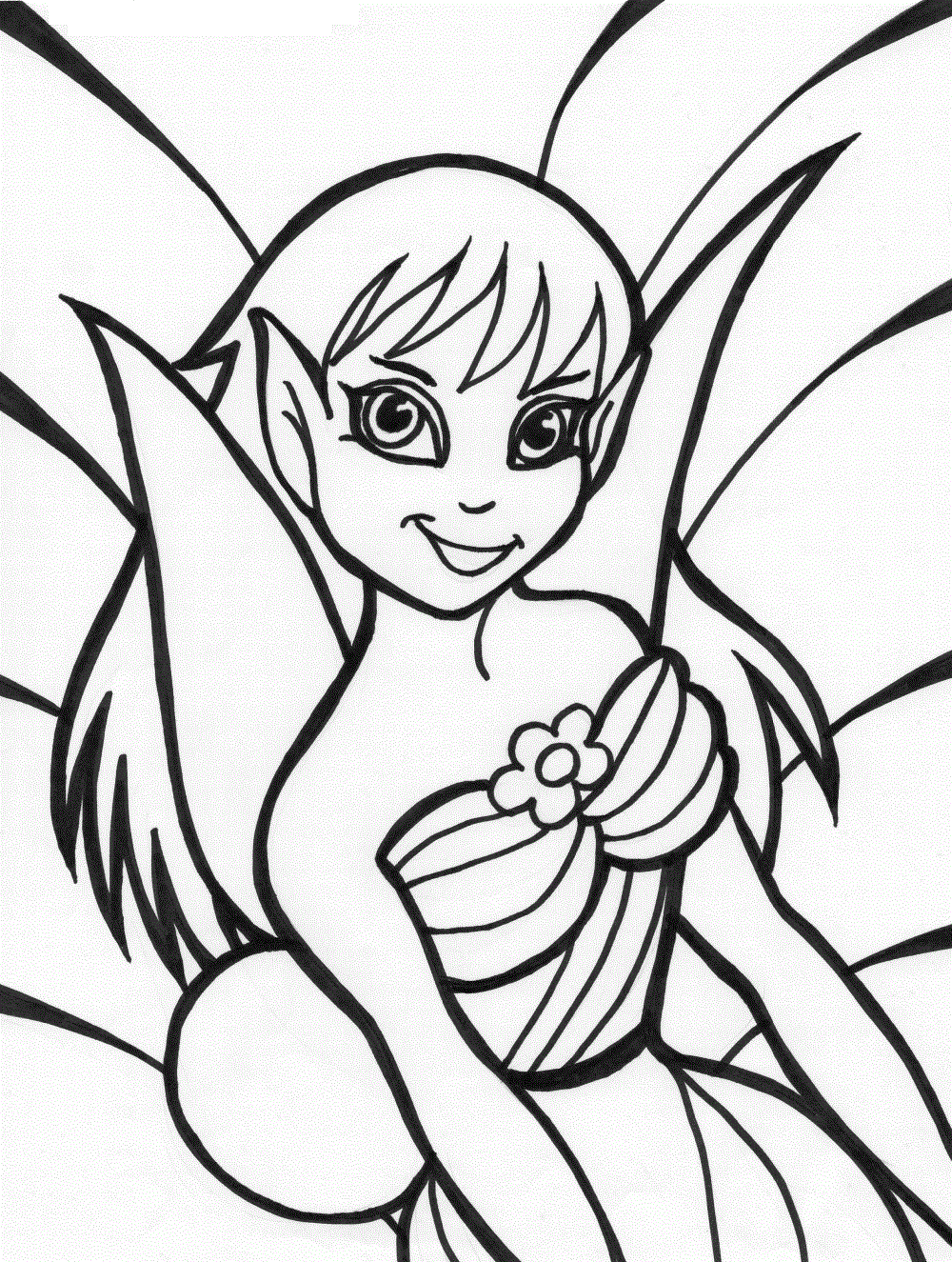 Fairy Dance Coloring Page
