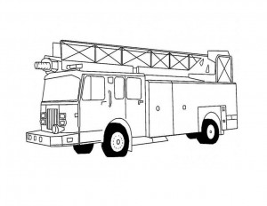 free printable fire truck coloring pages for kids