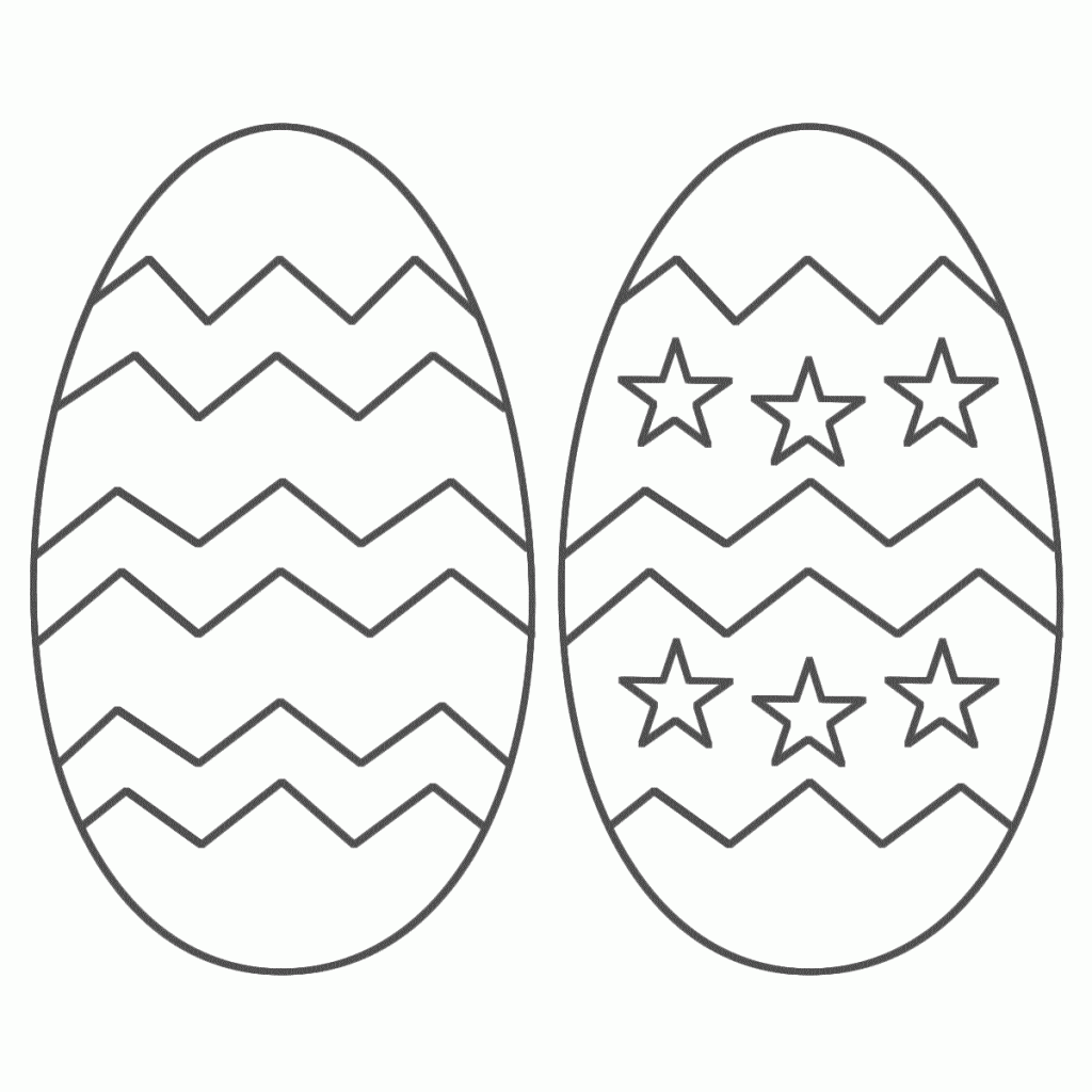 Download Free Easter Egg Coloring Pages