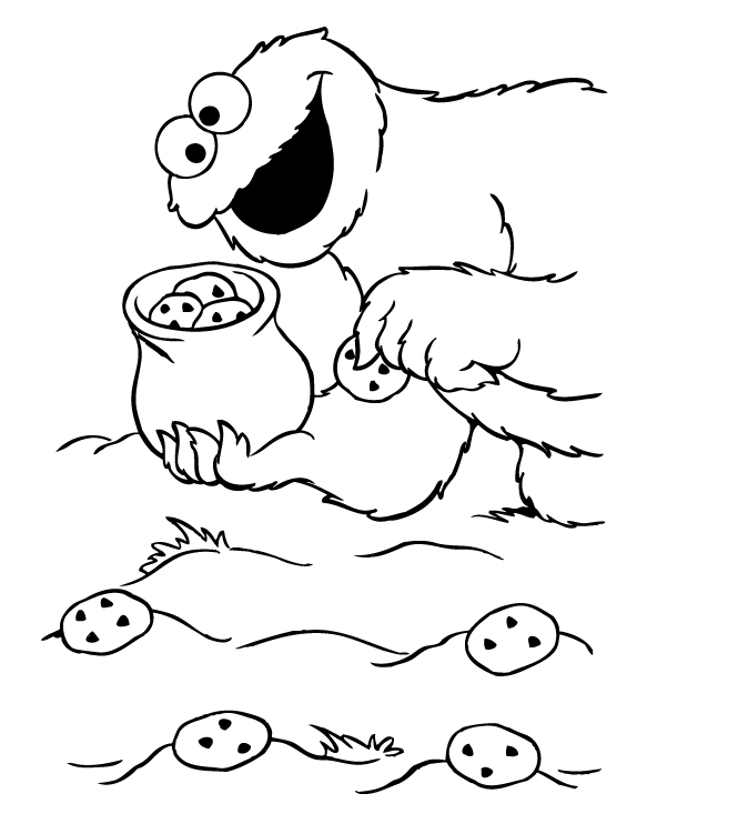 Free Printable Elmo Coloring Pages 9