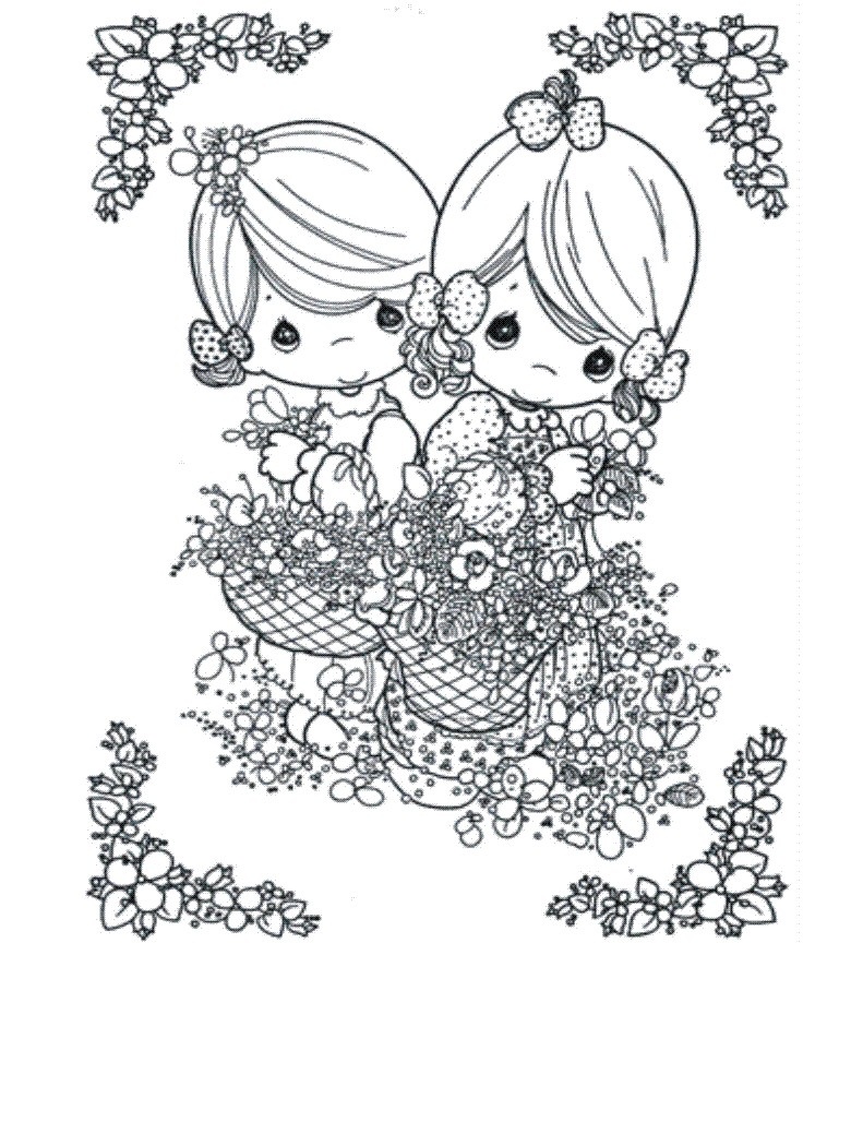 online precious moments coloring pages