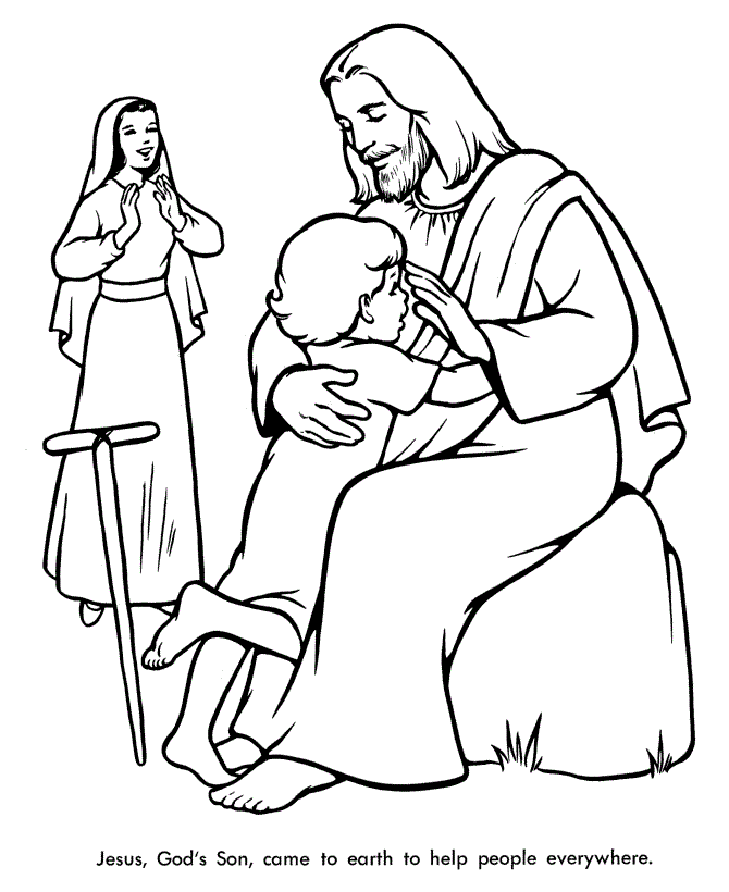 god is everywhere coloring page