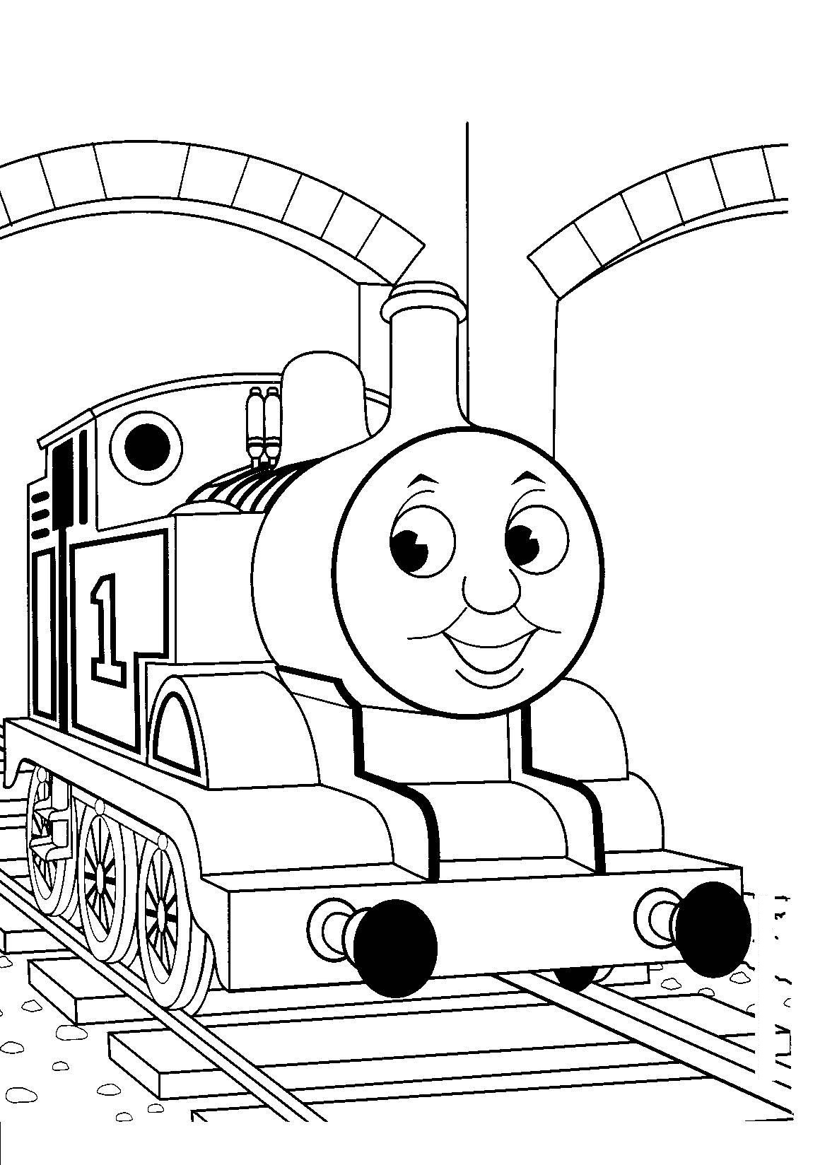 Train Coloring Pages Printable 6