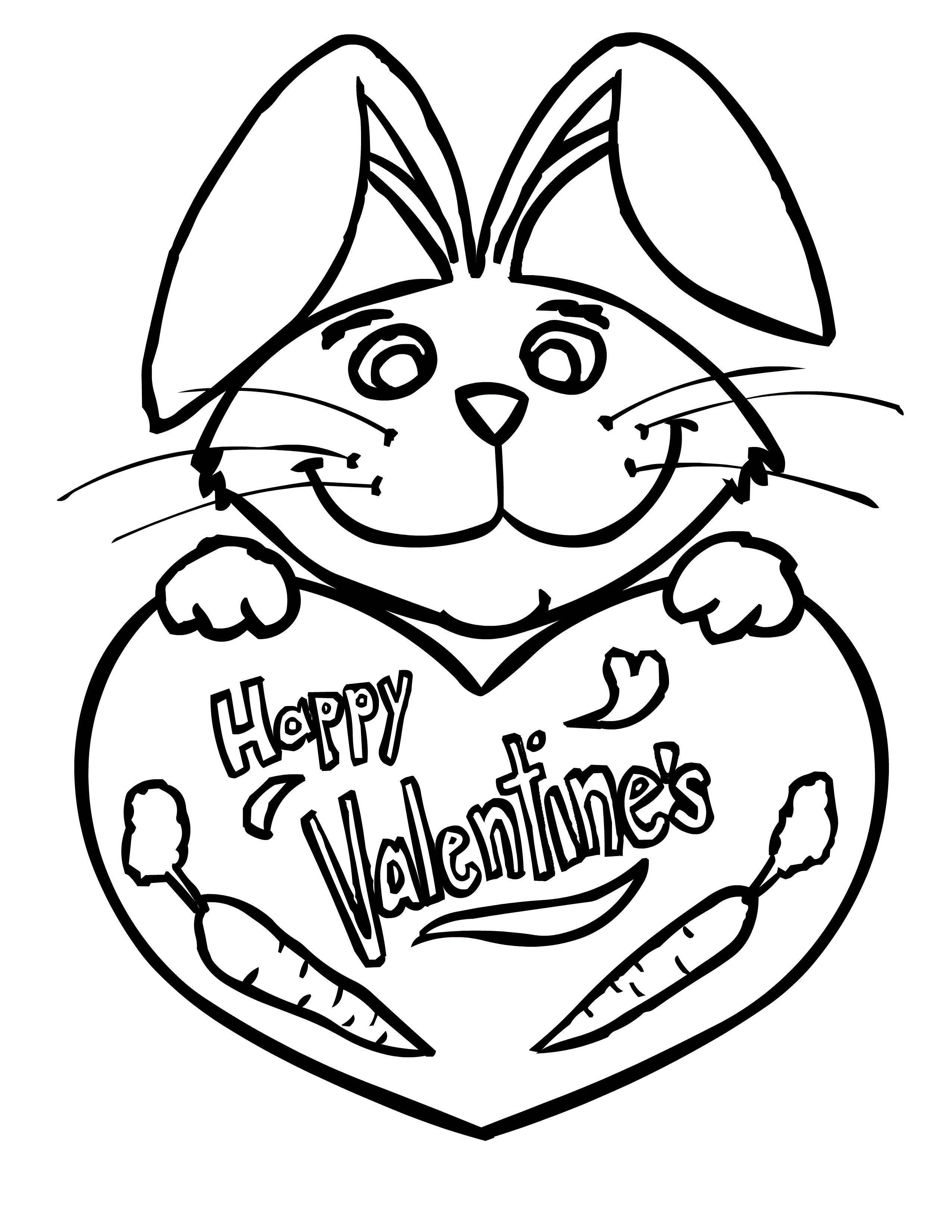 Free Printable Valentine Coloring