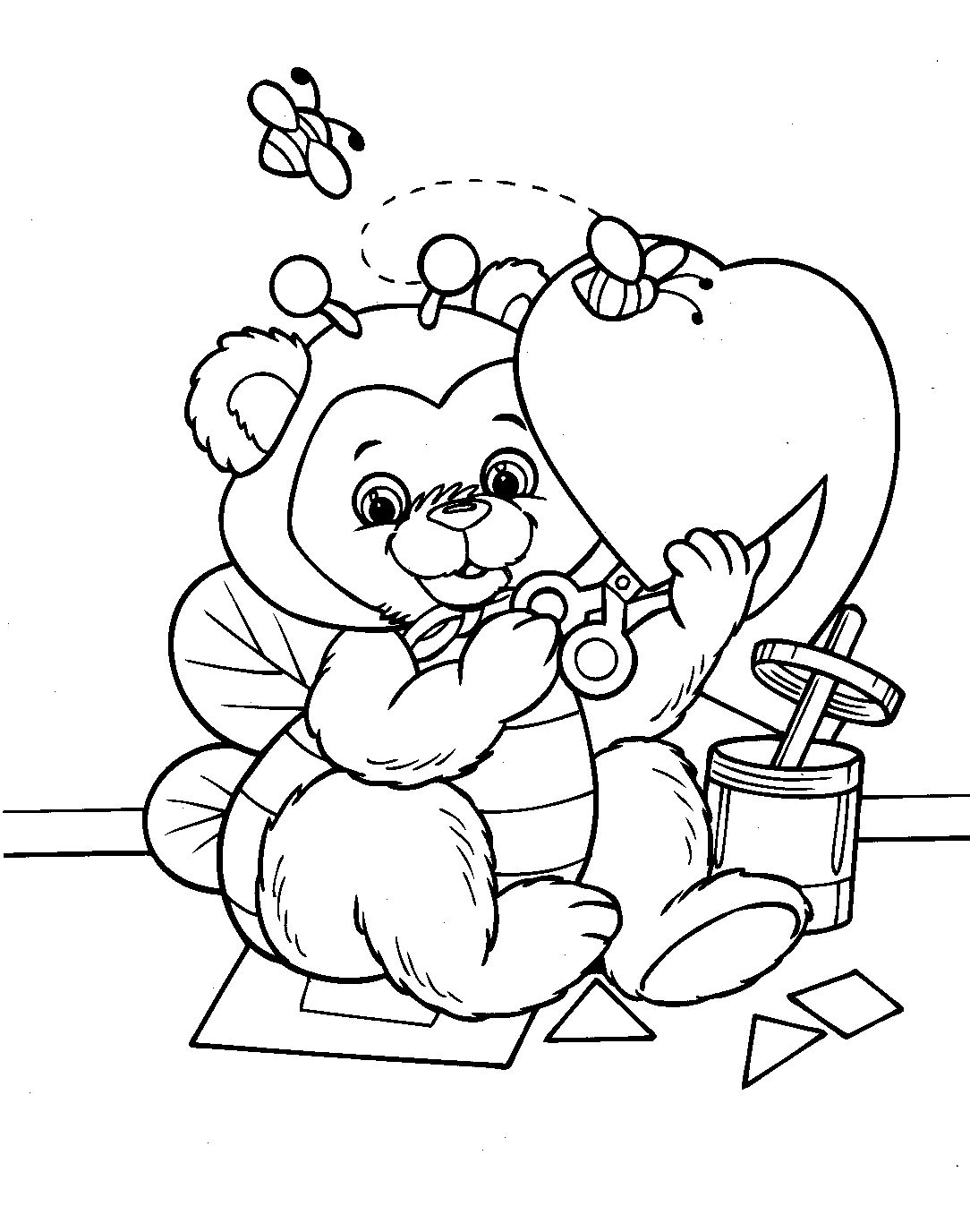 Printable Cute Valentines Coloring Pages For Adults Goimages Vip