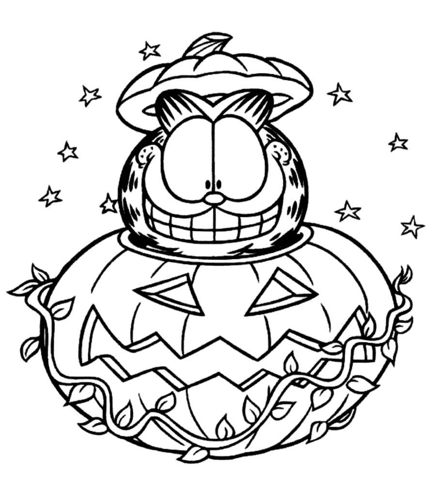 halloween library coloring pages