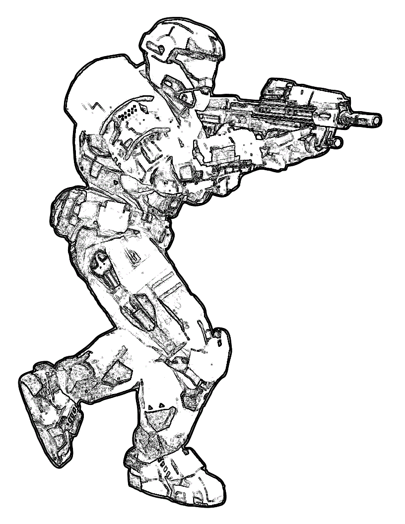 Sheenaowens Halo Coloring Pages