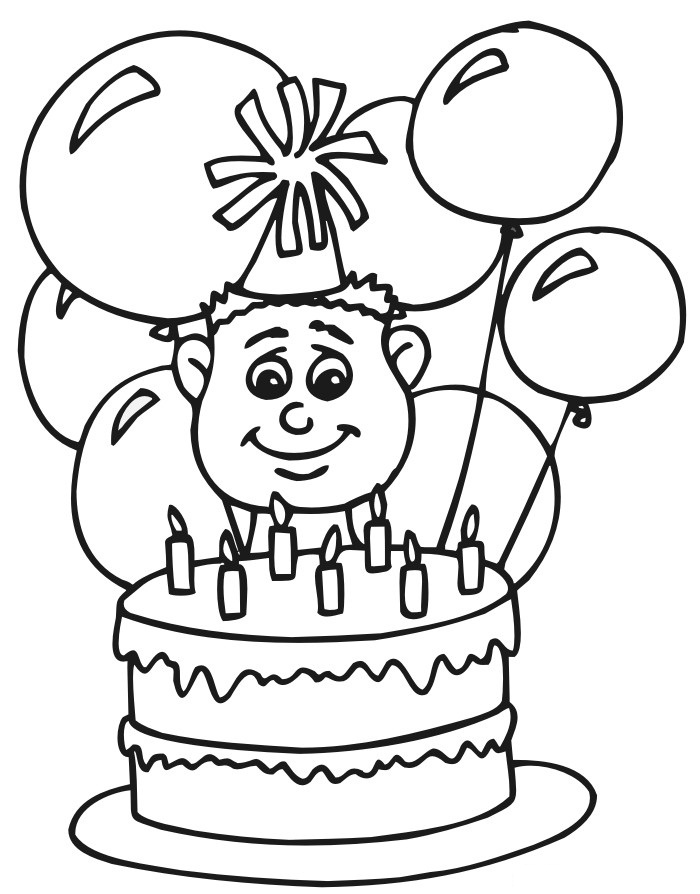 Free Printable Happy Birthday Coloring Pages For Kids