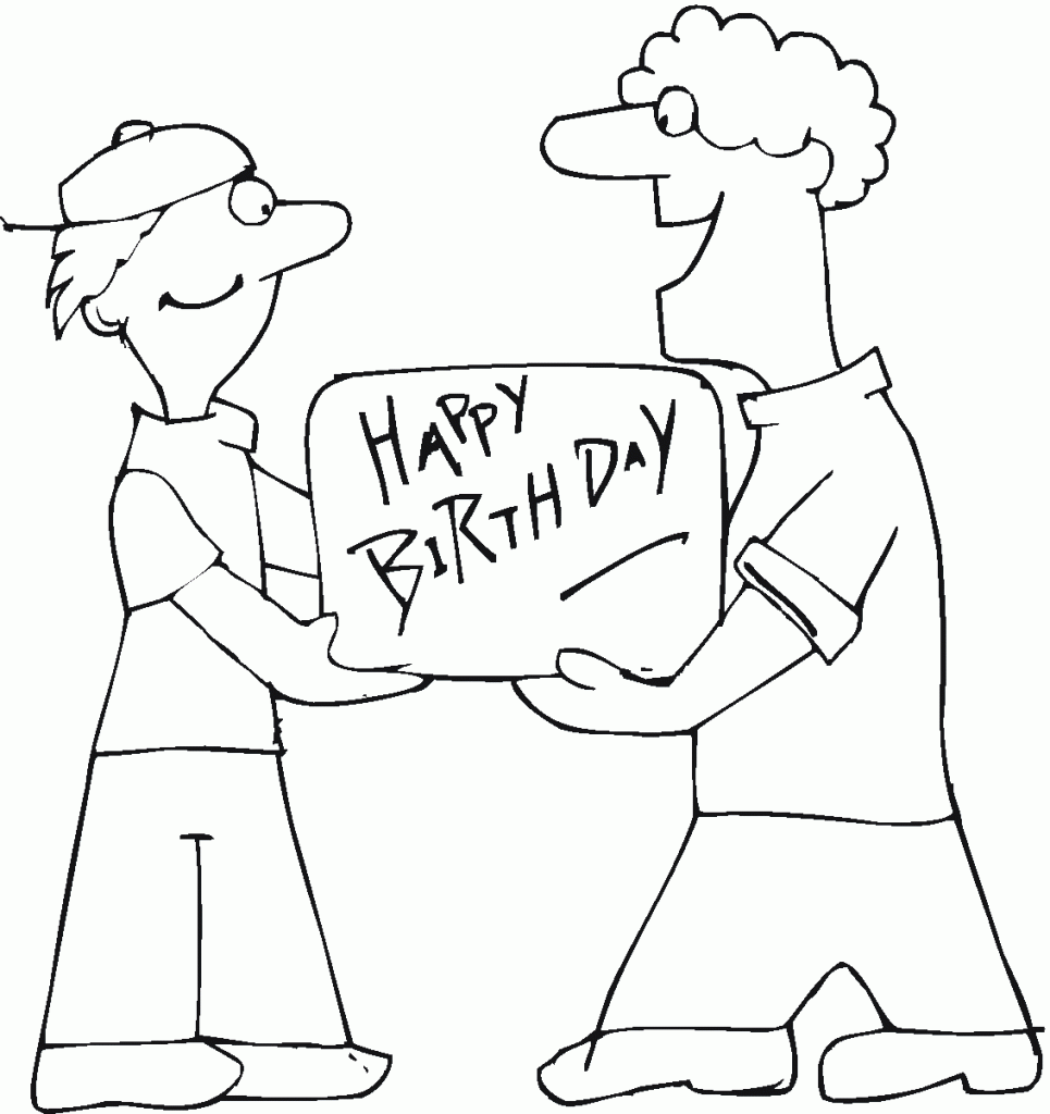 Download Free Printable Happy Birthday Coloring Pages For Kids