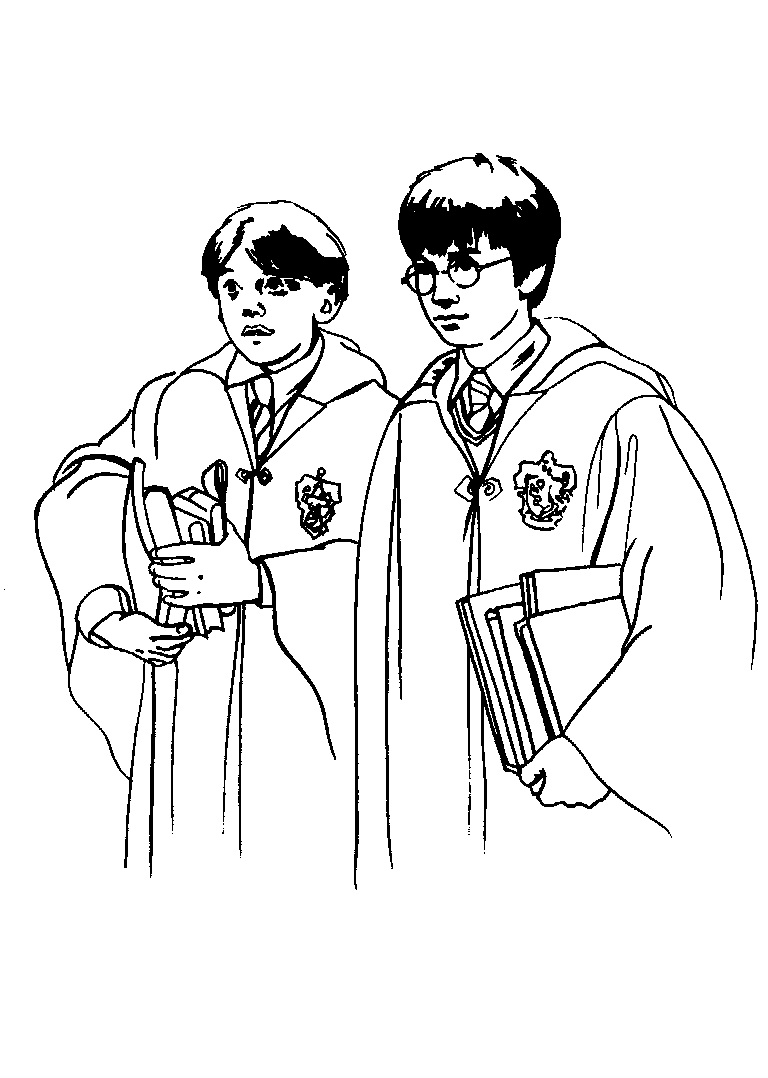 Download Free Printable Harry Potter Coloring Pages For Kids