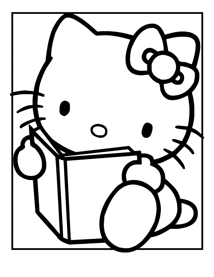 Free Printable Hello Kitty Coloring Pages For Kids