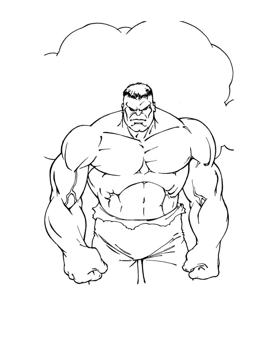 Download Free Printable Hulk Coloring Pages For Kids