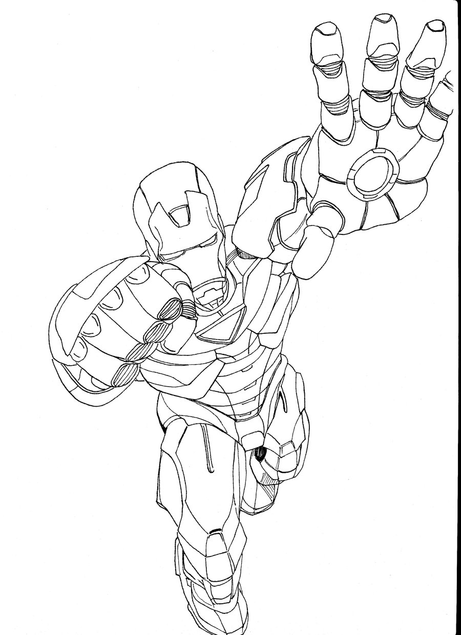 ironman coloring pages for kids