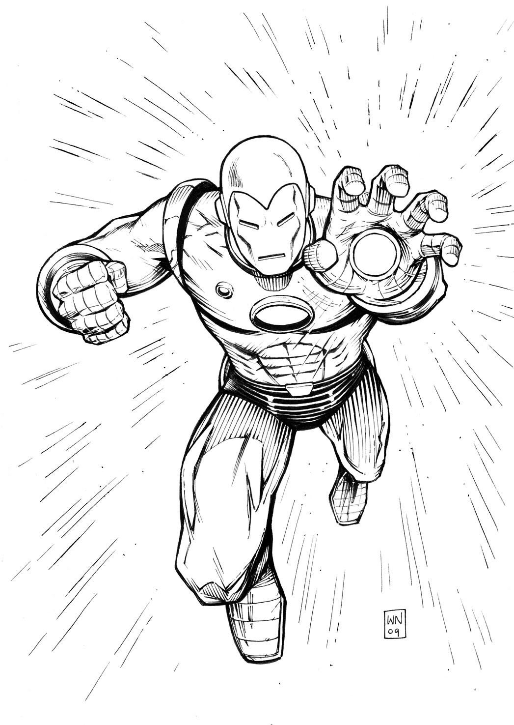 Download Free Printable Iron Man Coloring Pages For Kids - Best ...