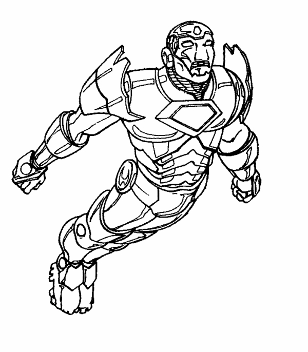 free printable iron man coloring pages for kids  best