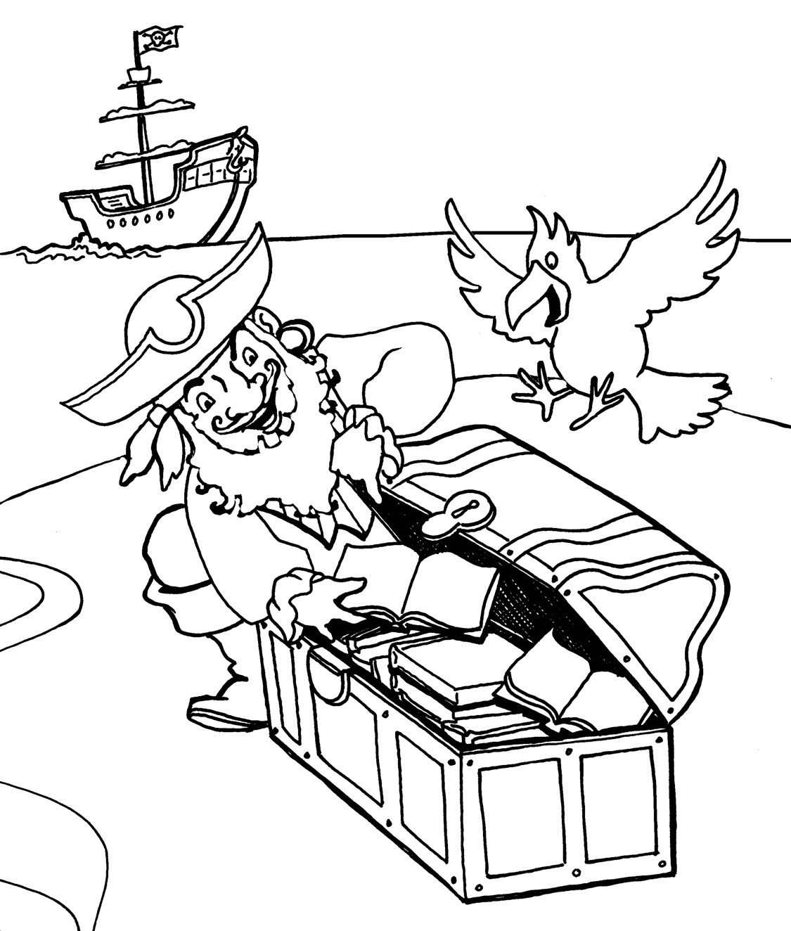 free coloring pages caribbean