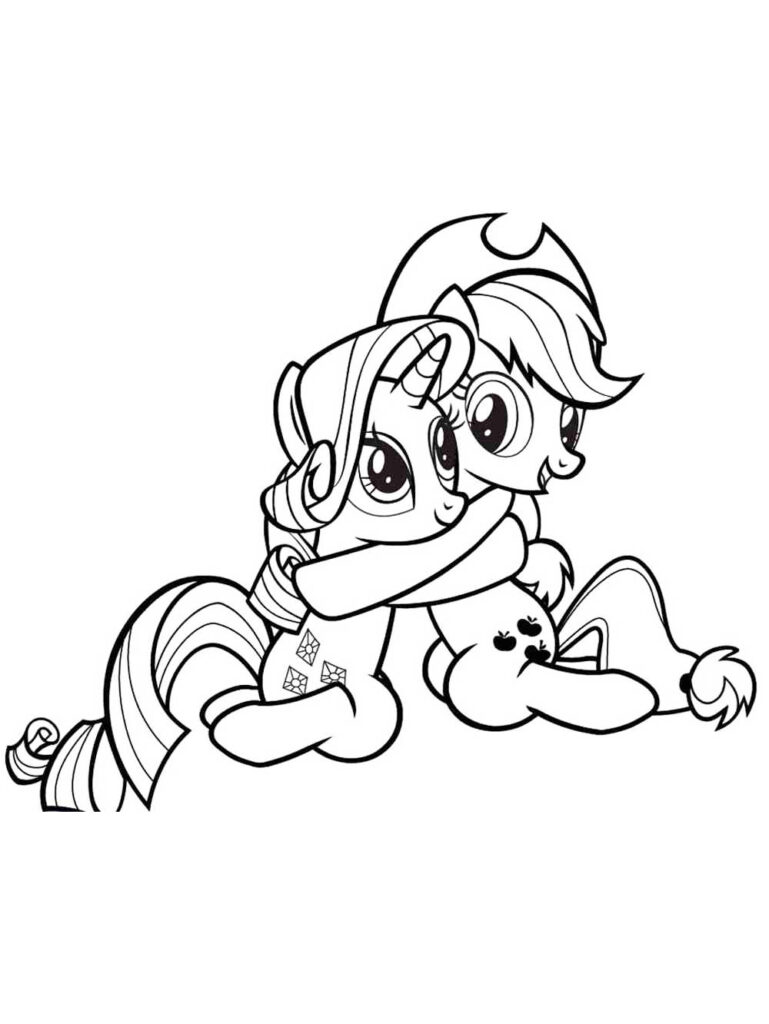 Mlp Friends Coloring Page