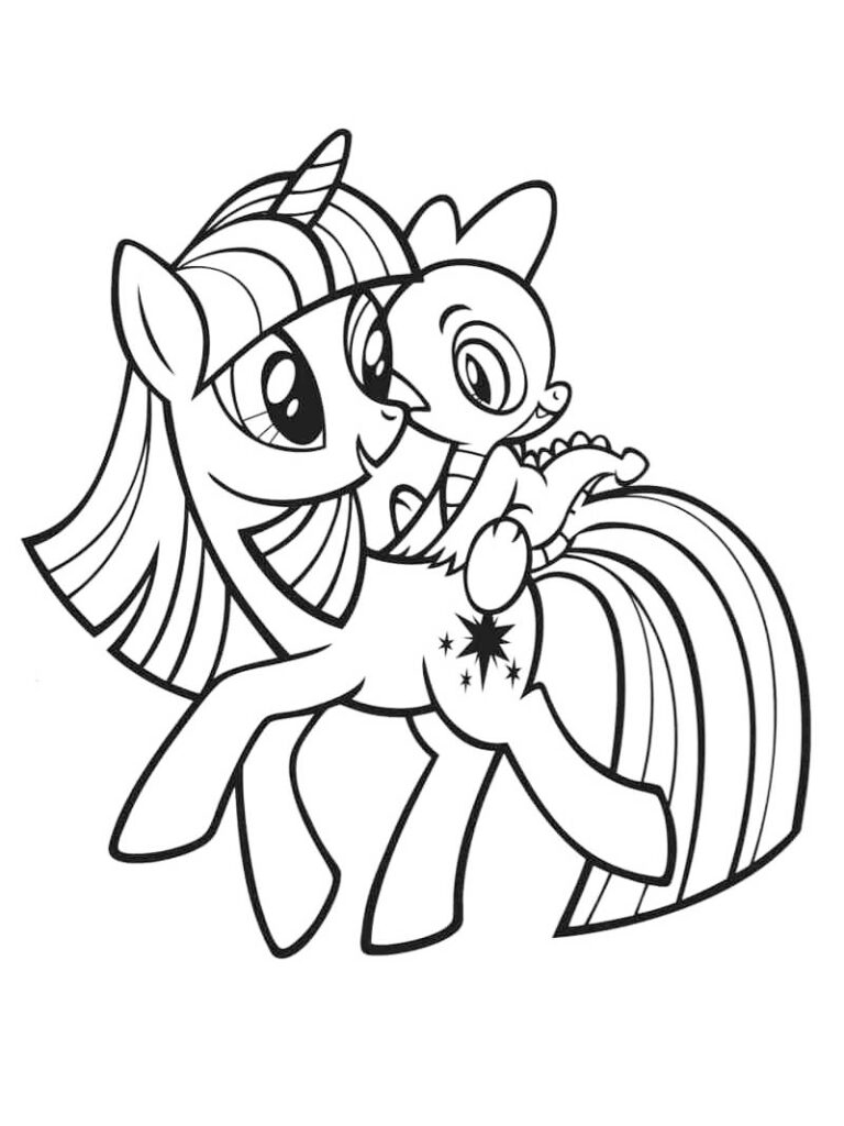 Mlp And Friend Coloring Page