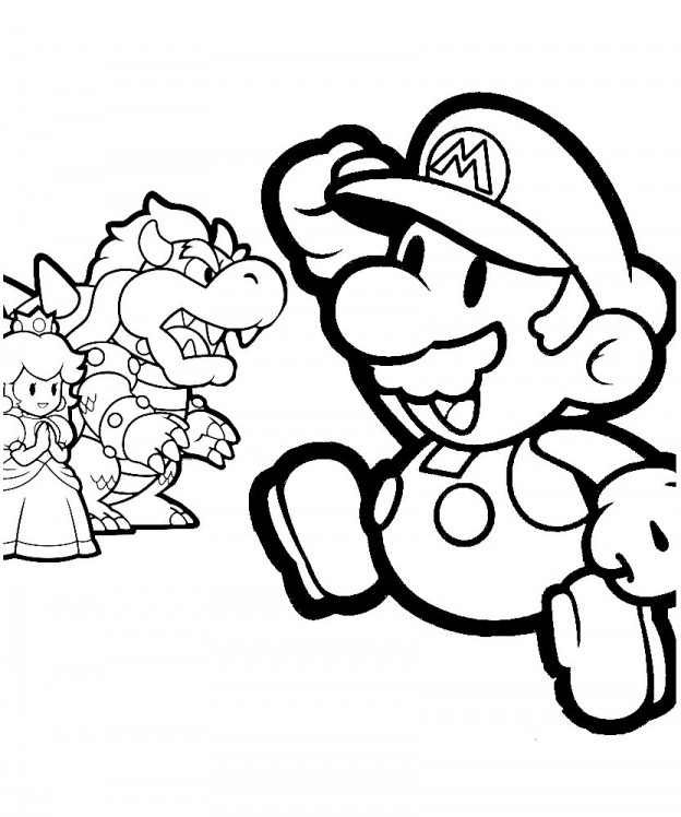 Free Printable Mario Coloring Pages For Kids