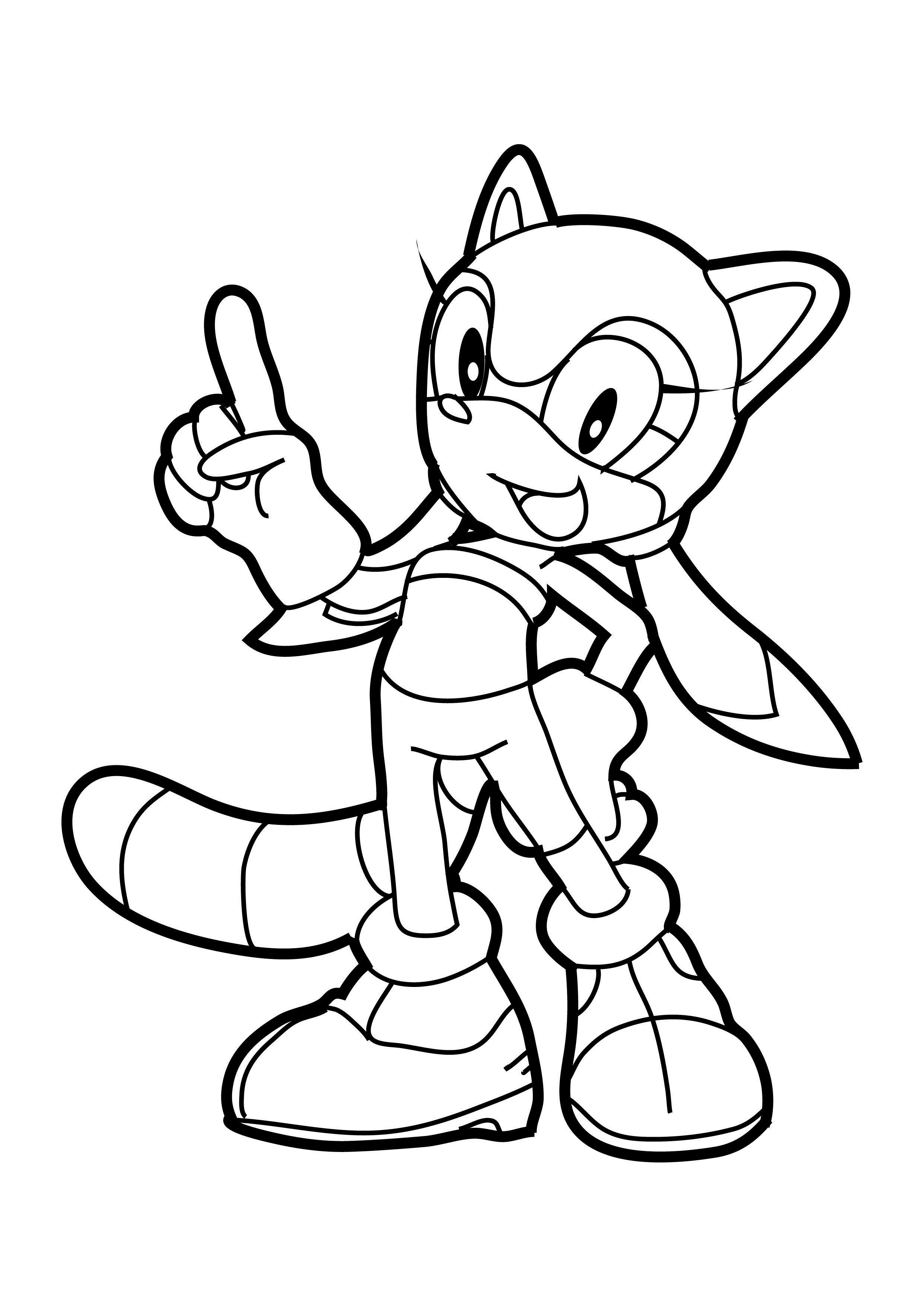 Download Free Printable Sonic The Hedgehog Coloring Pages For Kids