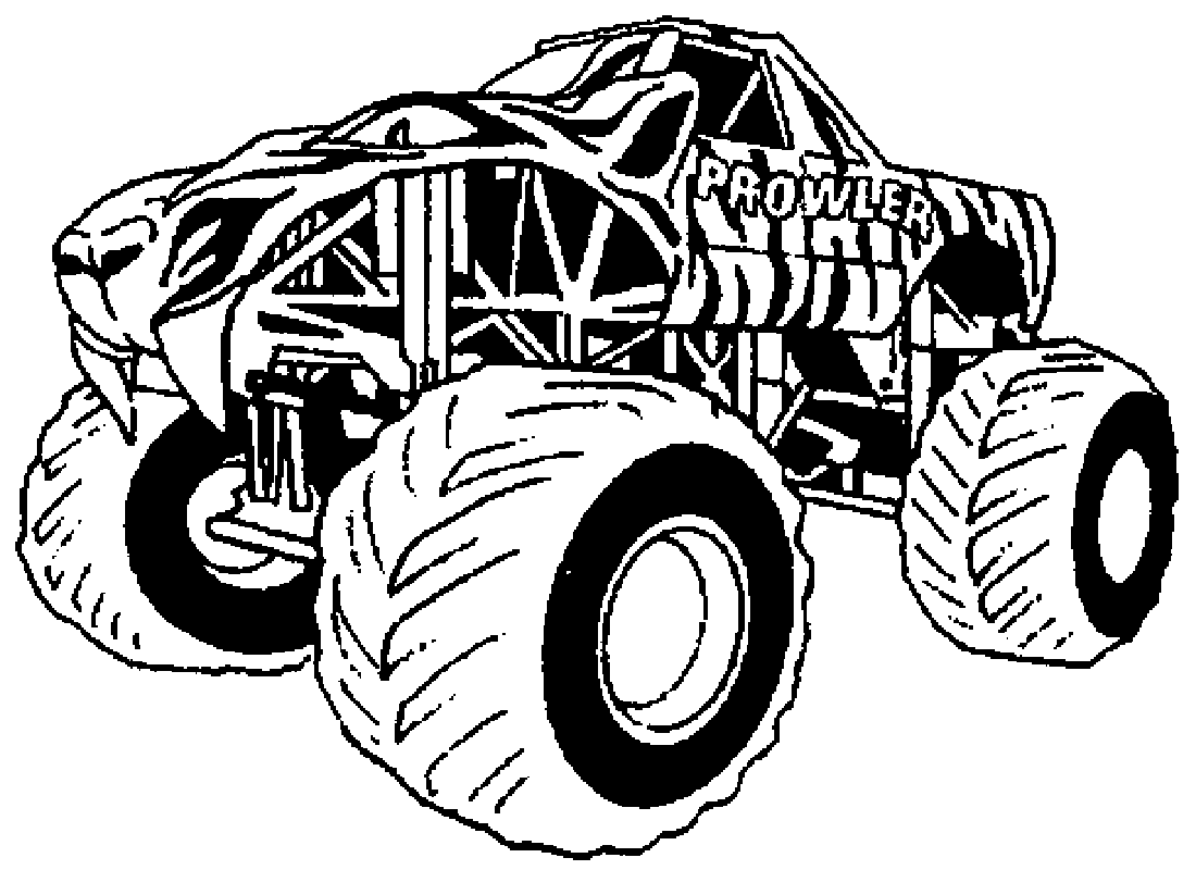  Monster Truck Coloring Sheet 8