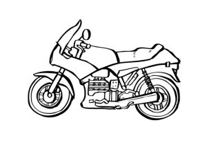 free printable motorcycle coloring pages for kids