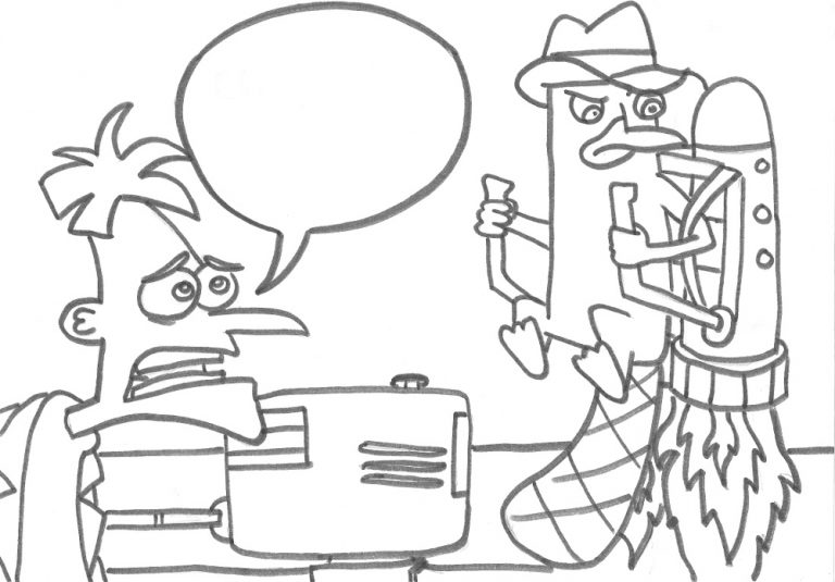 Free Printable Phineas And Ferb Coloring Pages For Kids