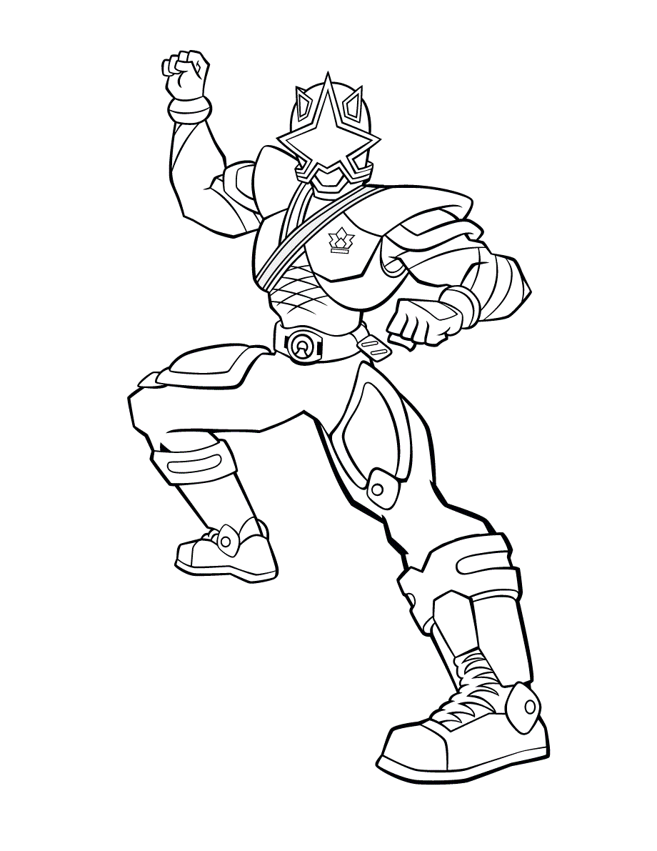 Printable Coloring Pages Power Rangers