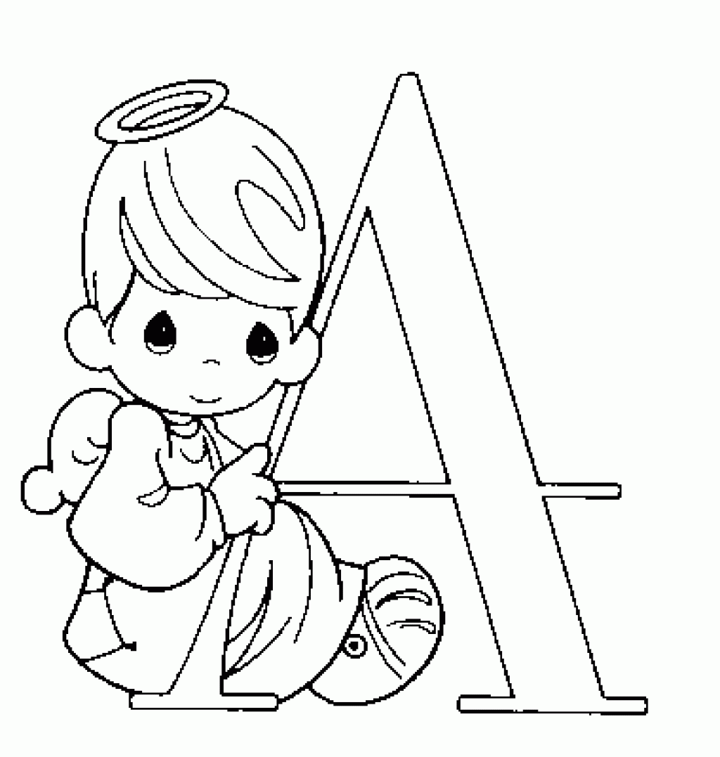 precious moments coloring pages letters