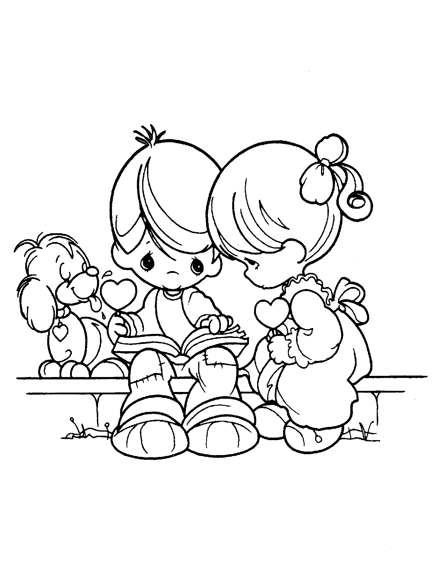 Download Free Printable Precious Moments Coloring Pages For Kids