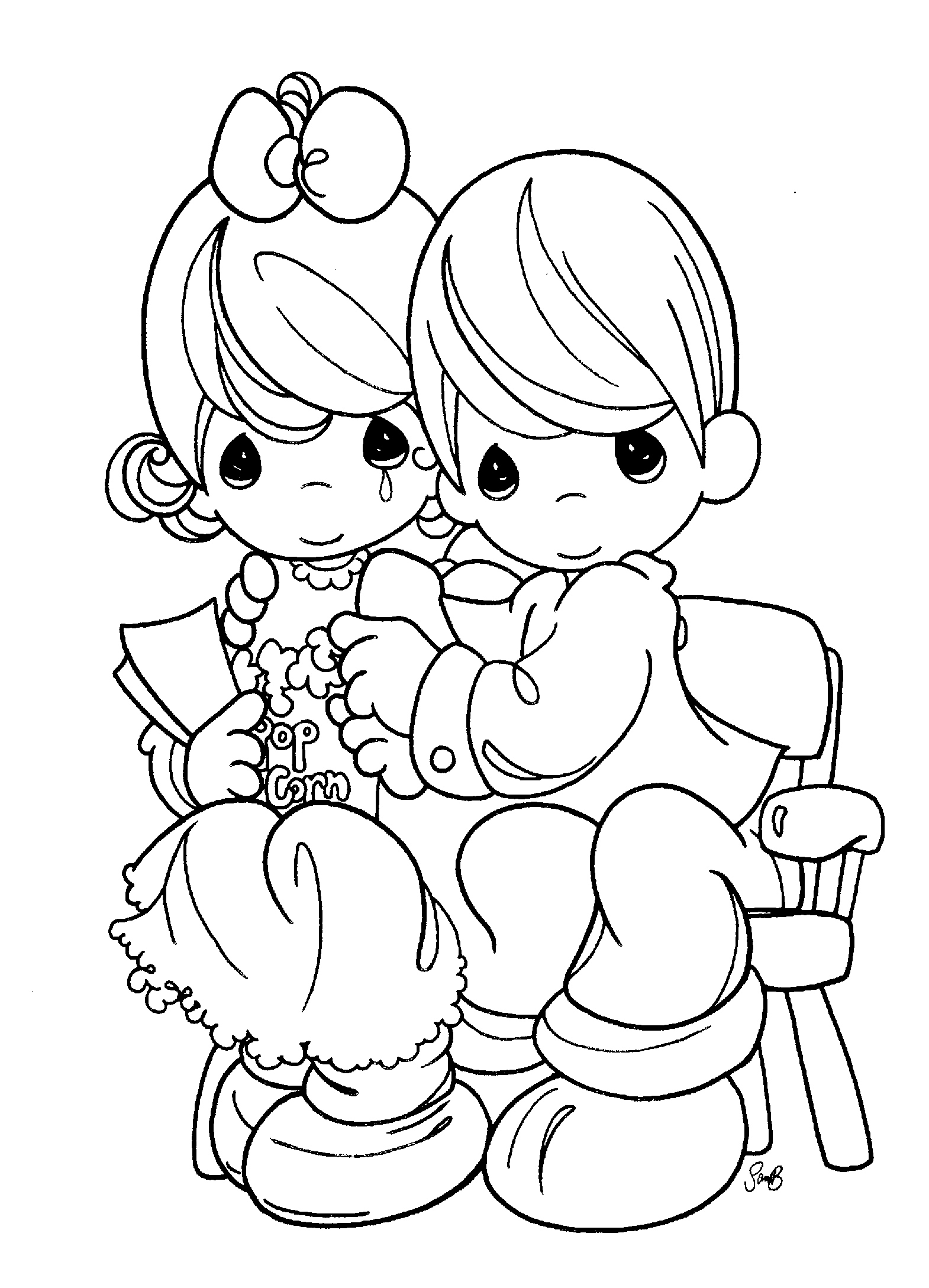 Printable Precious Moments Coloring Pages - Printable Word Searches