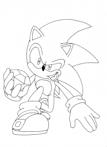 free printable sonic the hedgehog coloring pages for kids