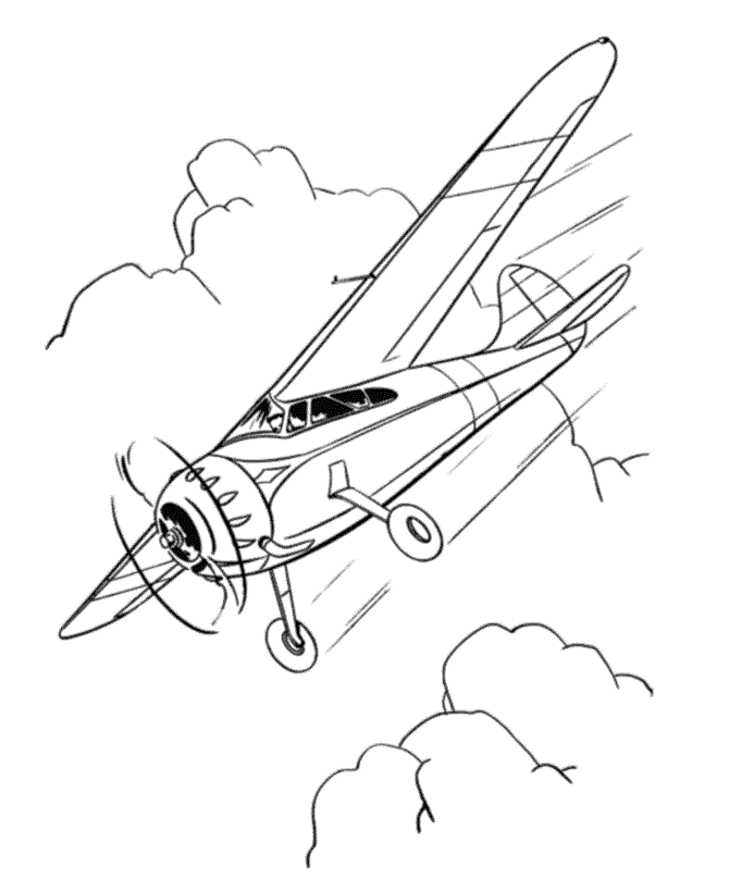 free printable coloring pages airplane