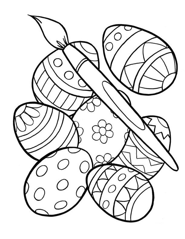 Download Free Printable Easter Egg Coloring Pages For Kids