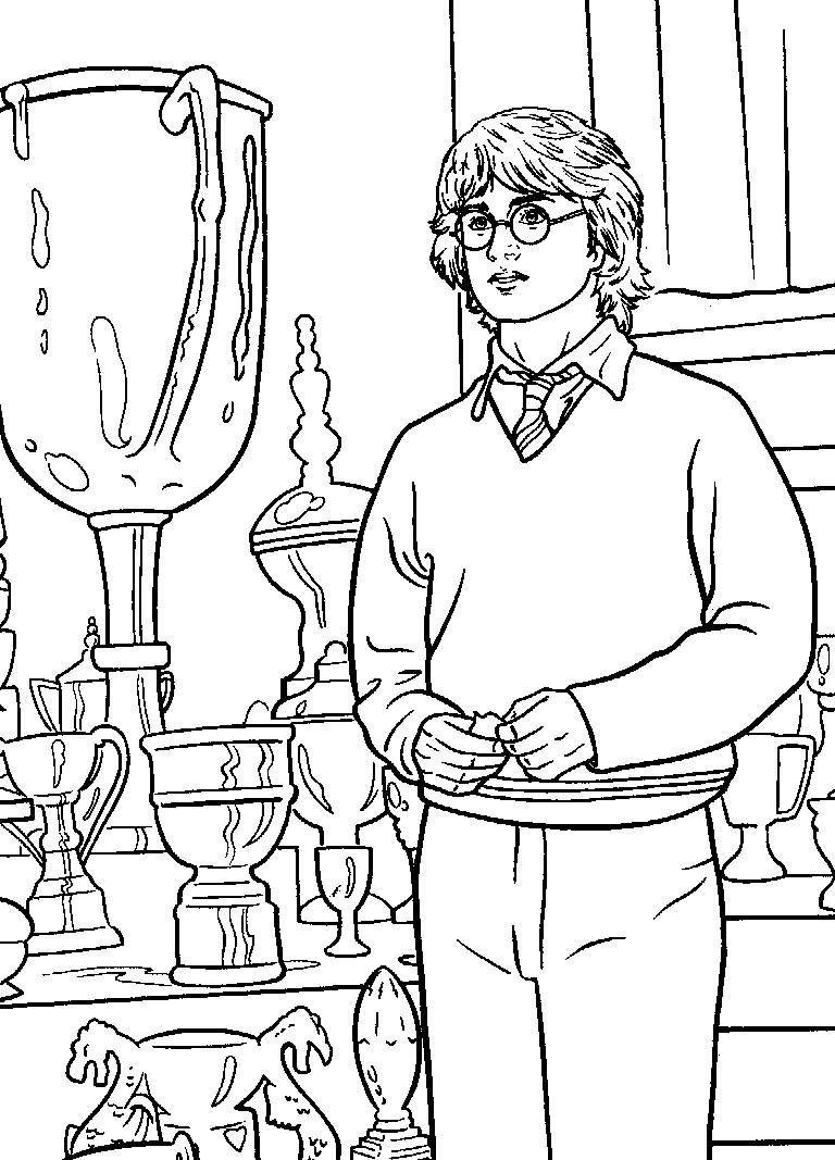 138 Cute Free Printable Easy Harry Potter Coloring Pages for Kids